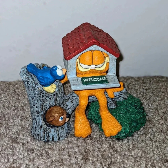 Vintage‎ Garfield Birdhouse Figurine Jim Davis United Feature Syndicate 1978 - Picture 6 of 6